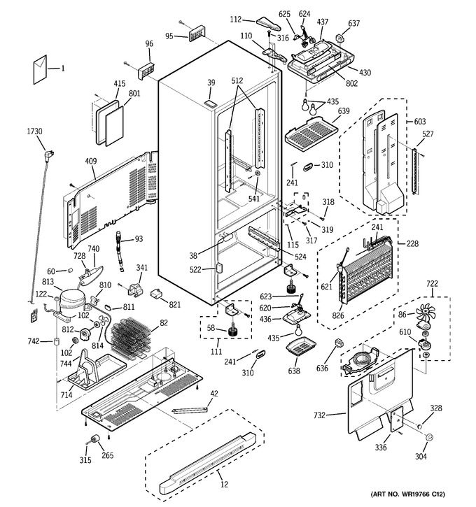 Diagram for GBS22HBRBWW