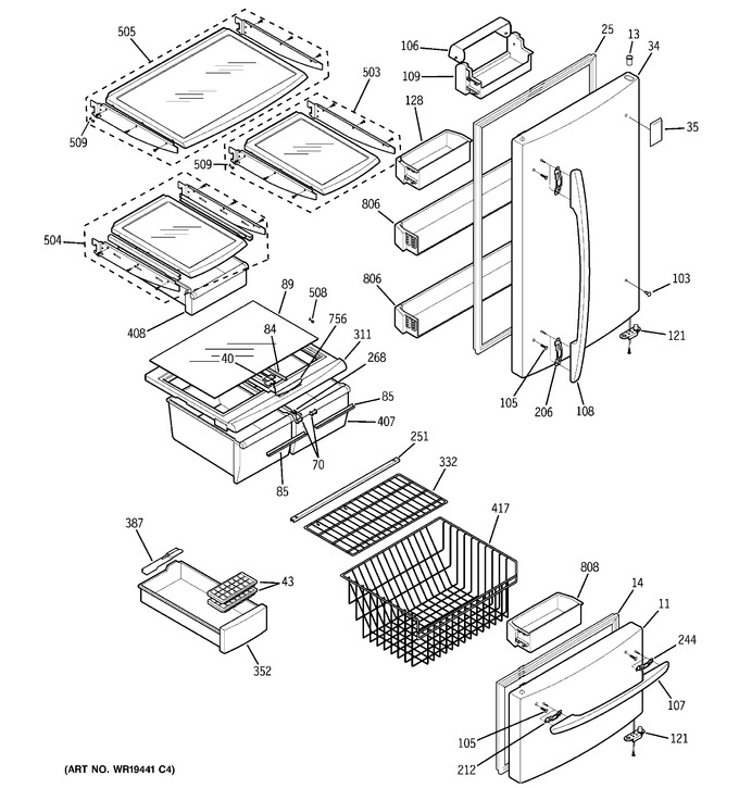 Diagram for GBS22HCRABB