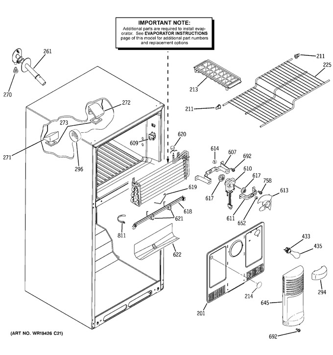 Diagram for GTH18KBRVRCC