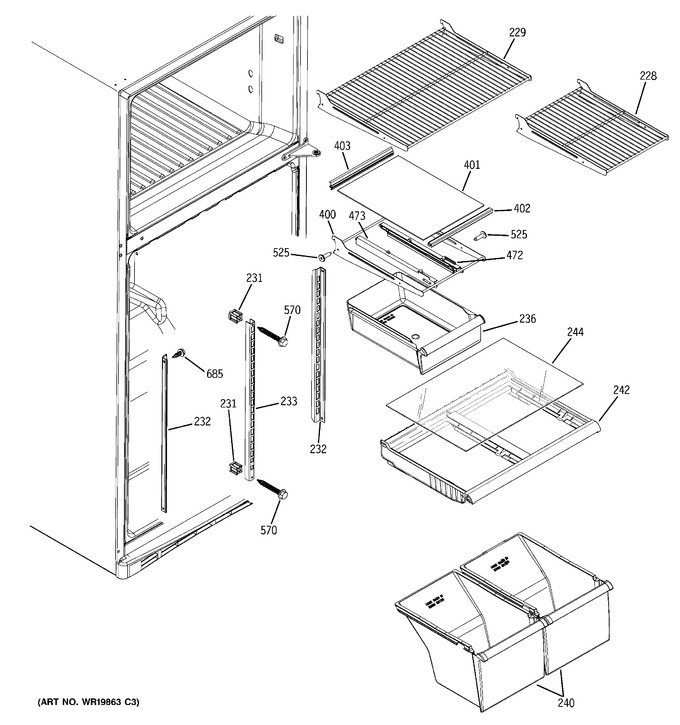 Diagram for GTH18DBRVLWW