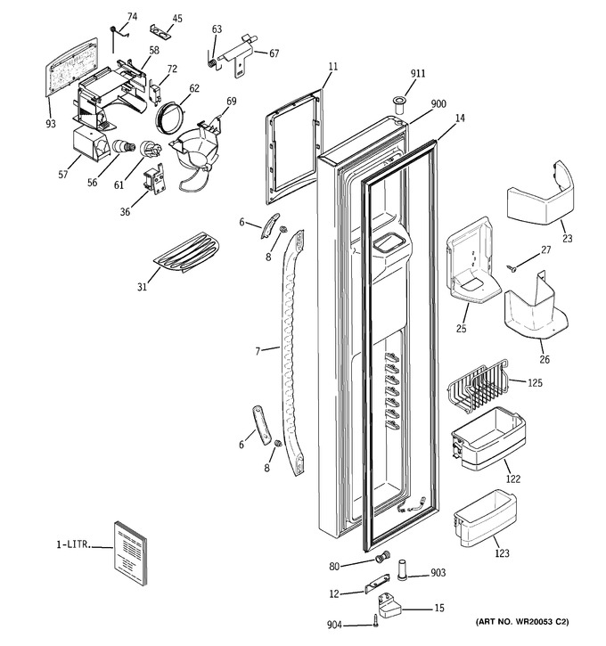 Diagram for LSS25XGTBBB