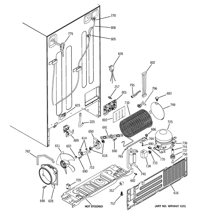 Diagram for PSE25NGTACWW