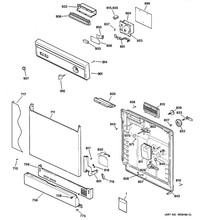 Diagram for HDA3400G05BB