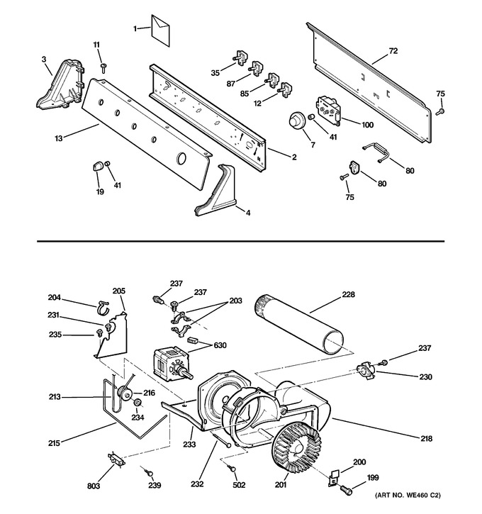Diagram for DISR473CW5WW