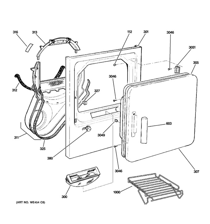 Diagram for DISR473CW5WW