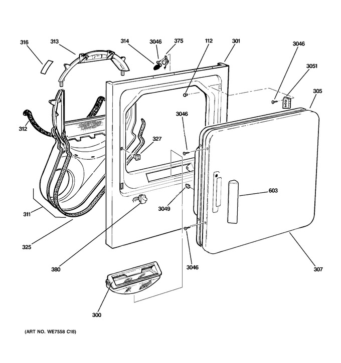 Diagram for DLSR483EE2WW