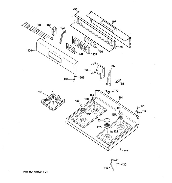 Diagram for JGBP29WEL2WW