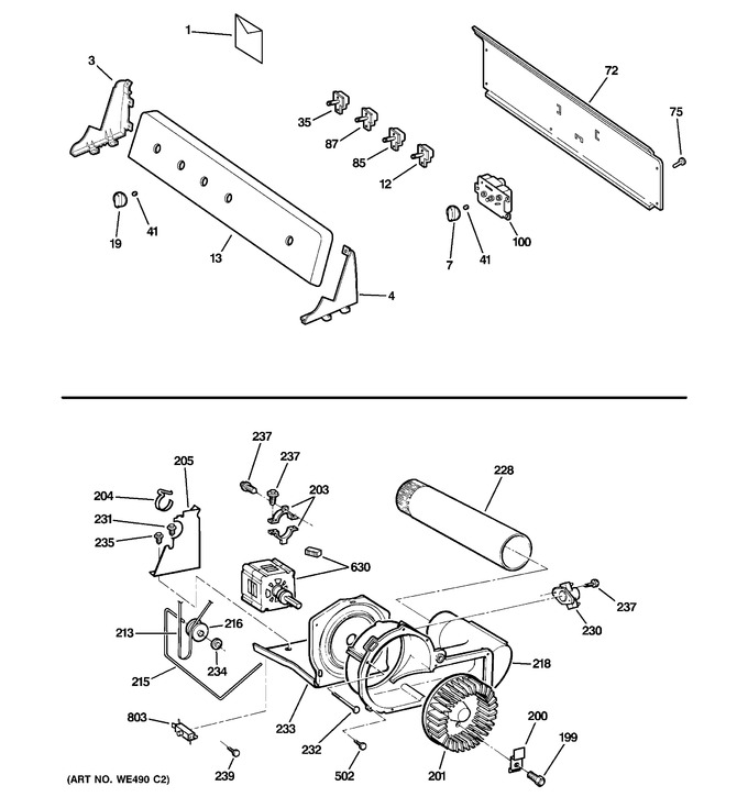 Diagram for DWSR483GG0CC
