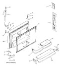 Diagram for 1 - Freezer Door