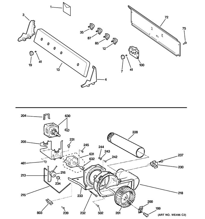 Diagram for DLSR483GG0WW