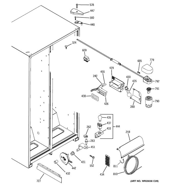 Diagram for ESL25JFWBBS