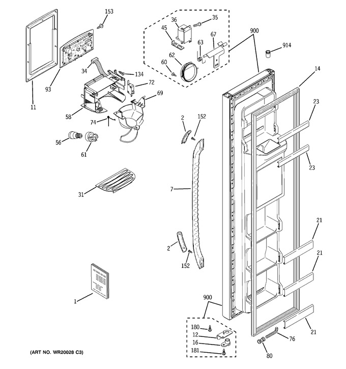 Diagram for MSS25IETBWW