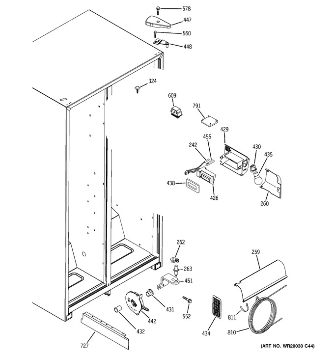 Diagram for MSS25IETBWW