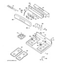 Diagram for 2 - Control Panel & Cooktop