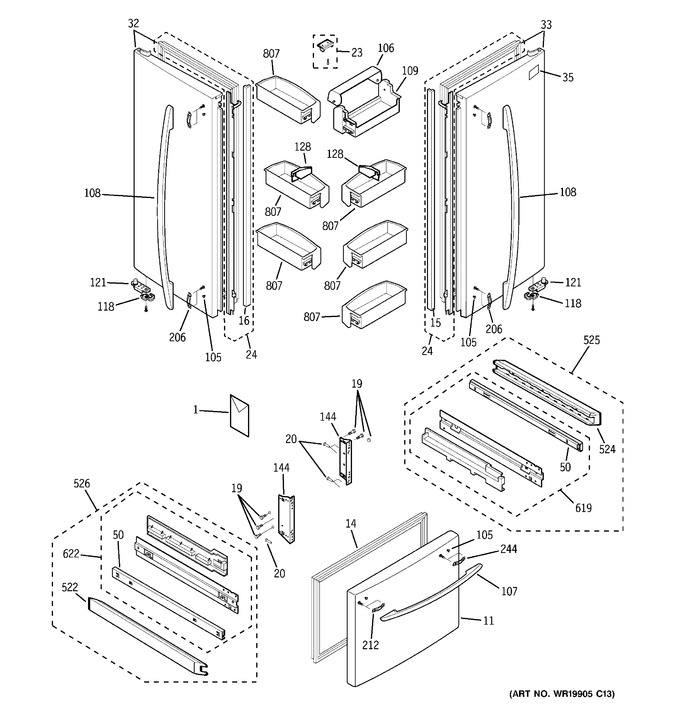 Diagram for PFS22MISBWW