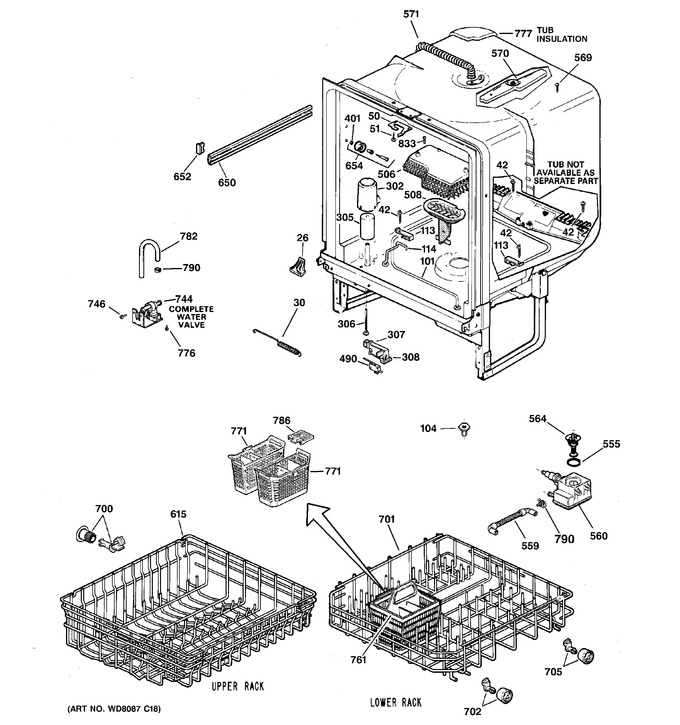 Diagram for GSC3400G01WW