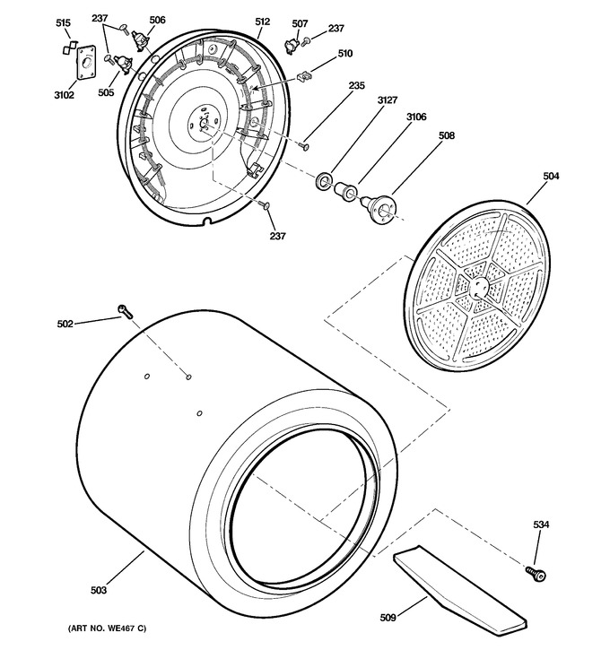 Diagram for DCVH640EJ0WW