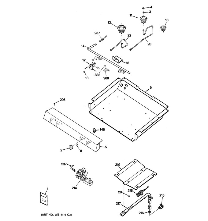 Diagram for JGBS23DEM2WW