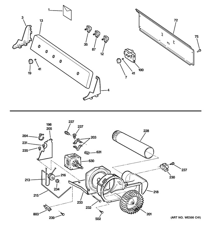 Diagram for DBSR463GG5WW