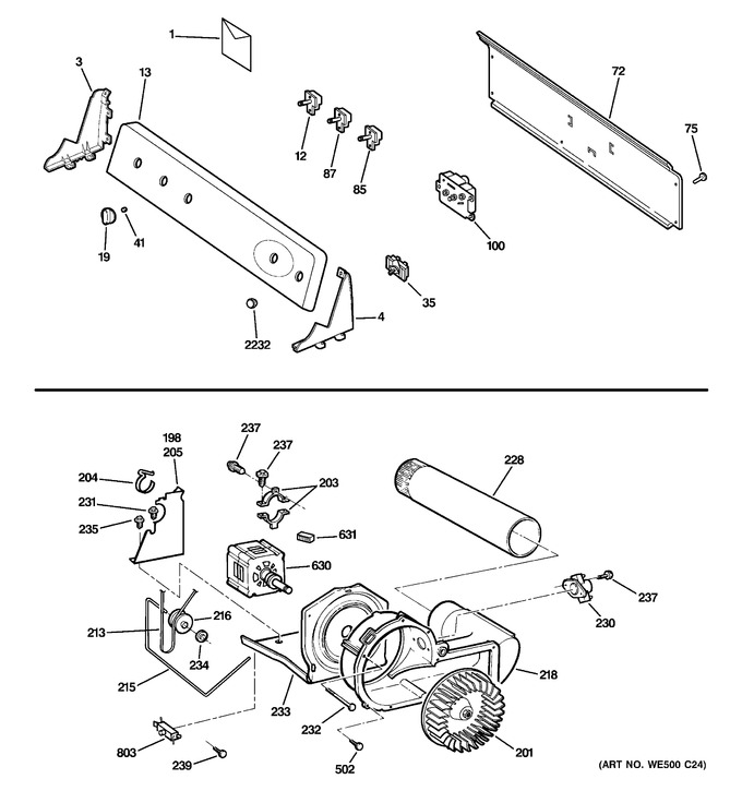 Diagram for DLLSR40GG5WW