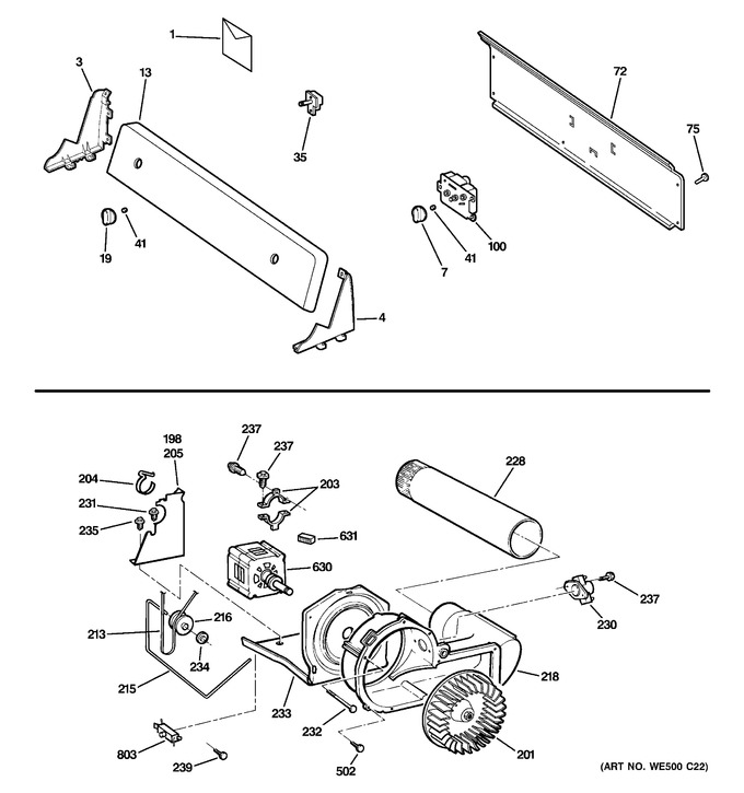 Diagram for DX2300GG5WW