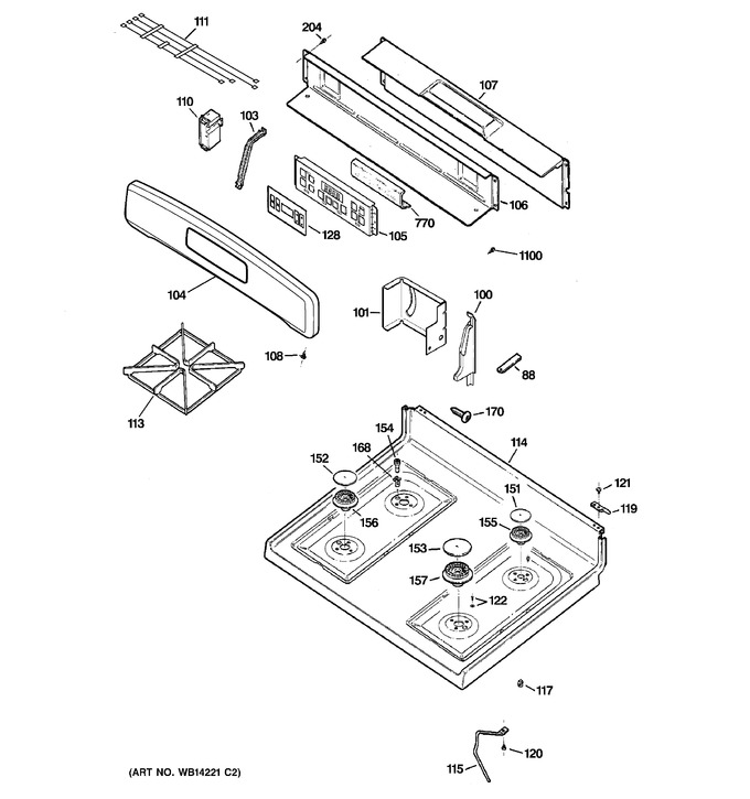 Diagram for JGB290DEN1BB