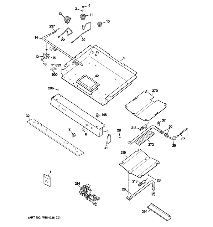 Diagram for JGB290SEN1SS