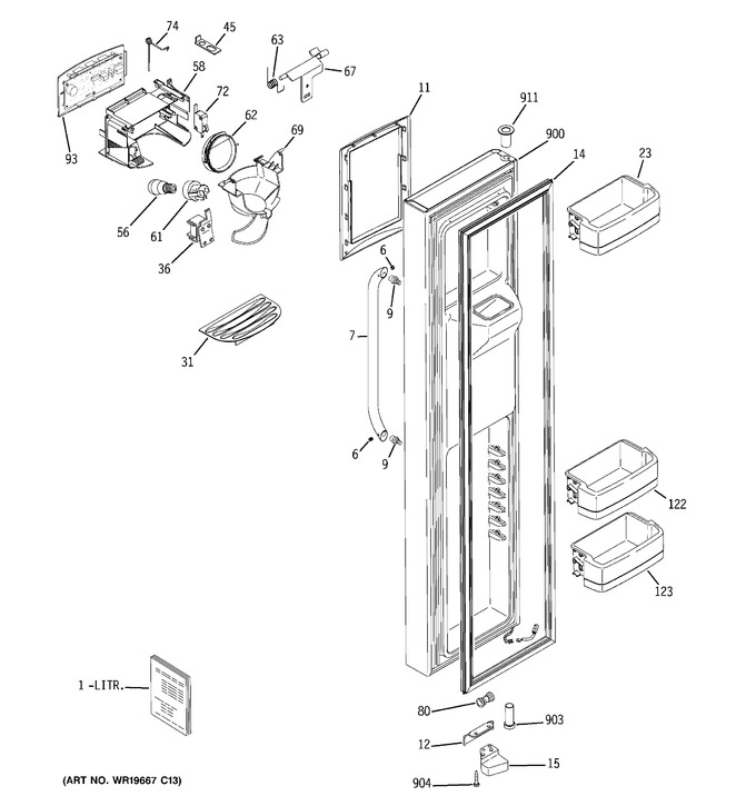 Diagram for GSHL5KGXCCLS