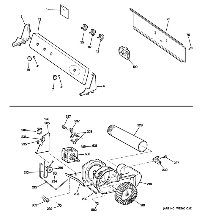 Diagram for DHDSR46GG7WW