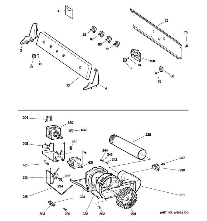 Diagram for DLSR483EG6WW