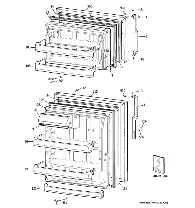 Diagram for CTS18HBSBRWW