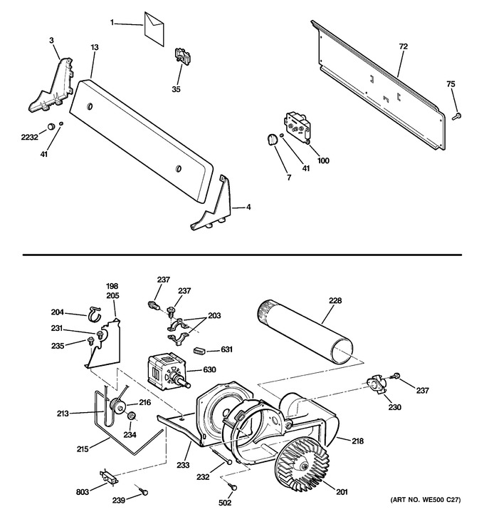 Diagram for DVLR223PG6WW