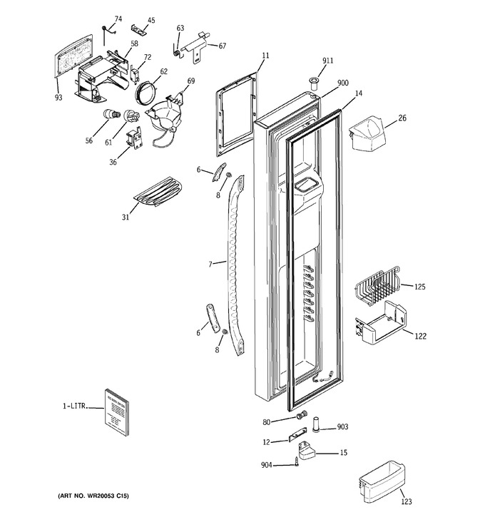 Diagram for GSF25TGWAWW