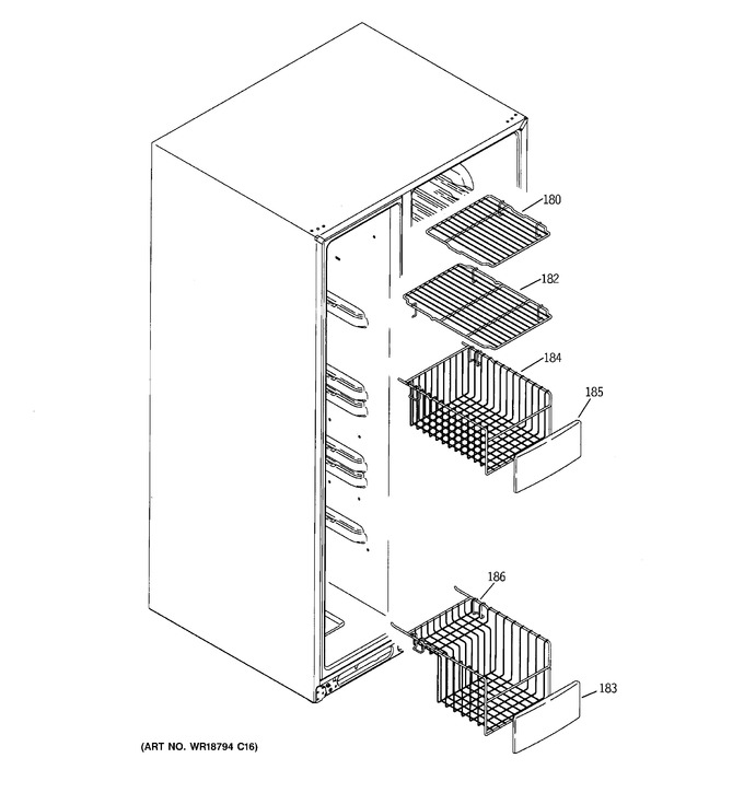 Diagram for GSF25TGWAWW