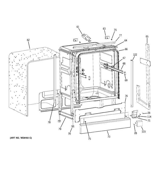 Diagram for GHDA690P00BB