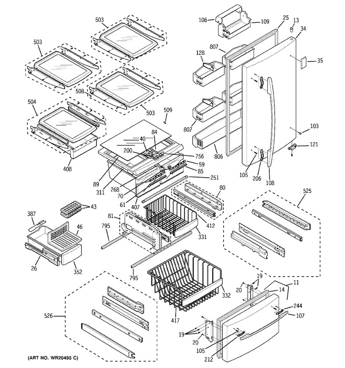 Diagram for GBS20KBRDWW