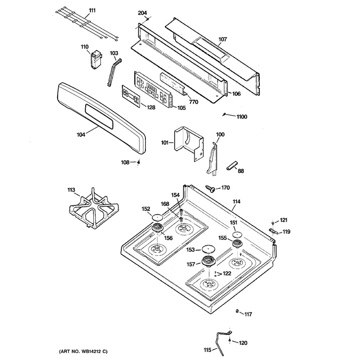 Diagram for JGBP28DEM4BB