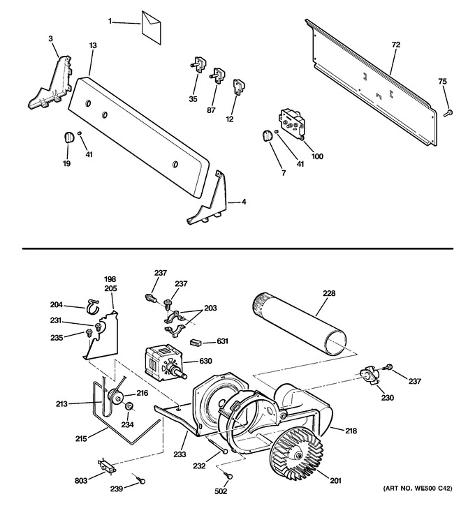 Diagram for DBXR463GG6CC