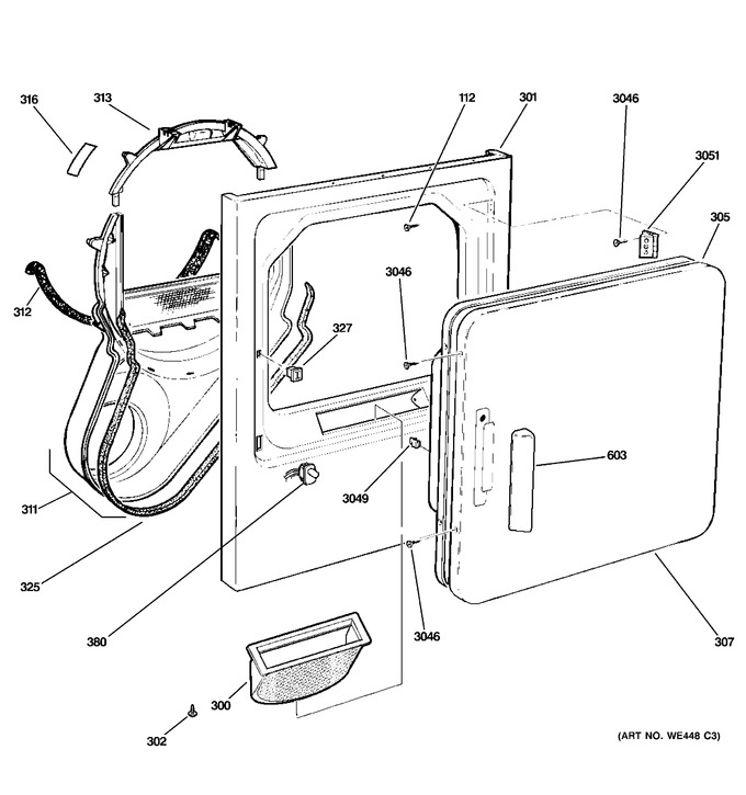 Diagram for DVLR223EG6WW