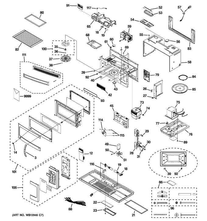 Diagram for JVM1750SM1SS