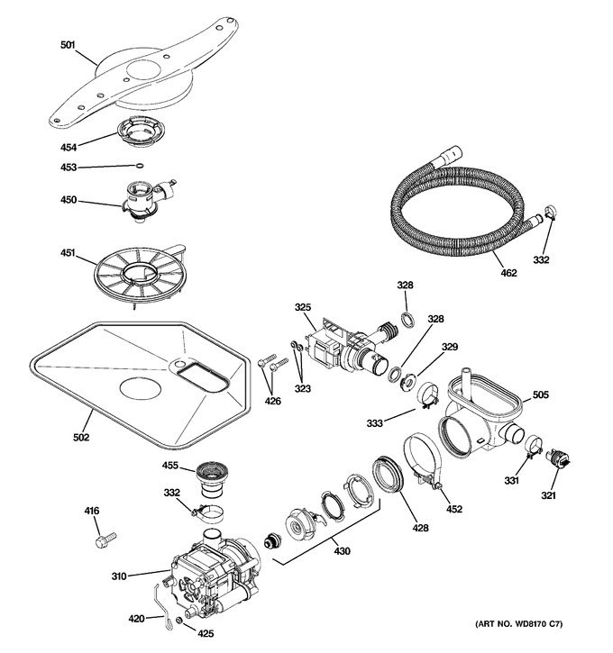 Diagram for PDW7880P00SS
