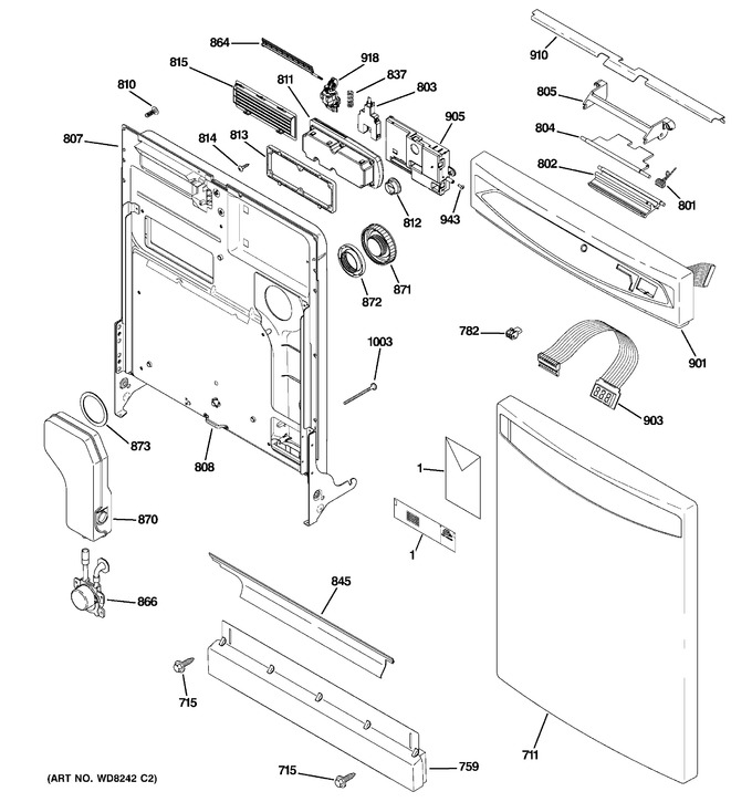 Diagram for PDW7900P00WW