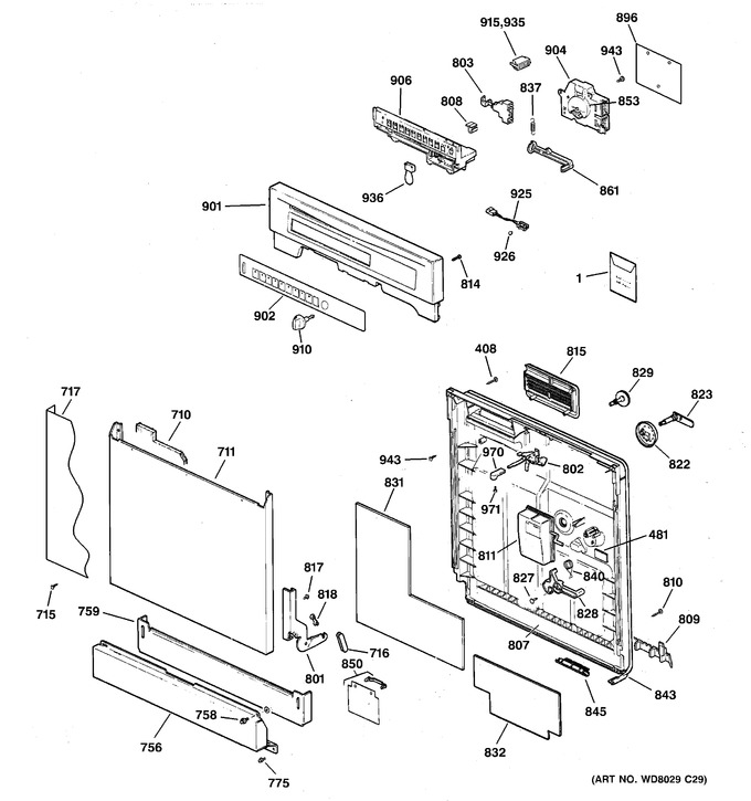 Diagram for GSD5030D00WW