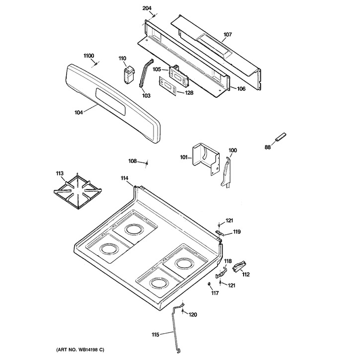 Diagram for JGBS19BEM5WH