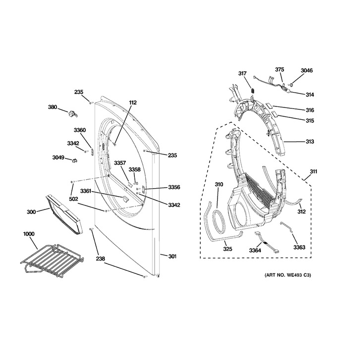Diagram for DCVH680EJ1WW