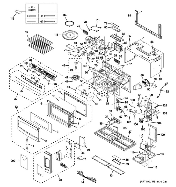 Diagram for PVM2070DM1WW