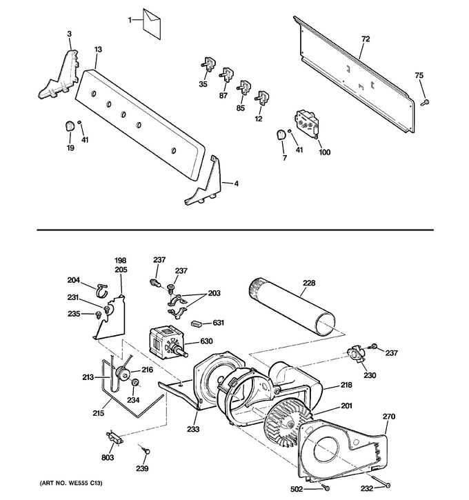Diagram for DWSR483GG8CC