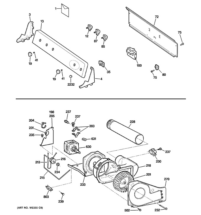 Diagram for DWXR463EG7WW
