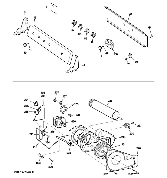 Diagram for DWXR483EG7WW