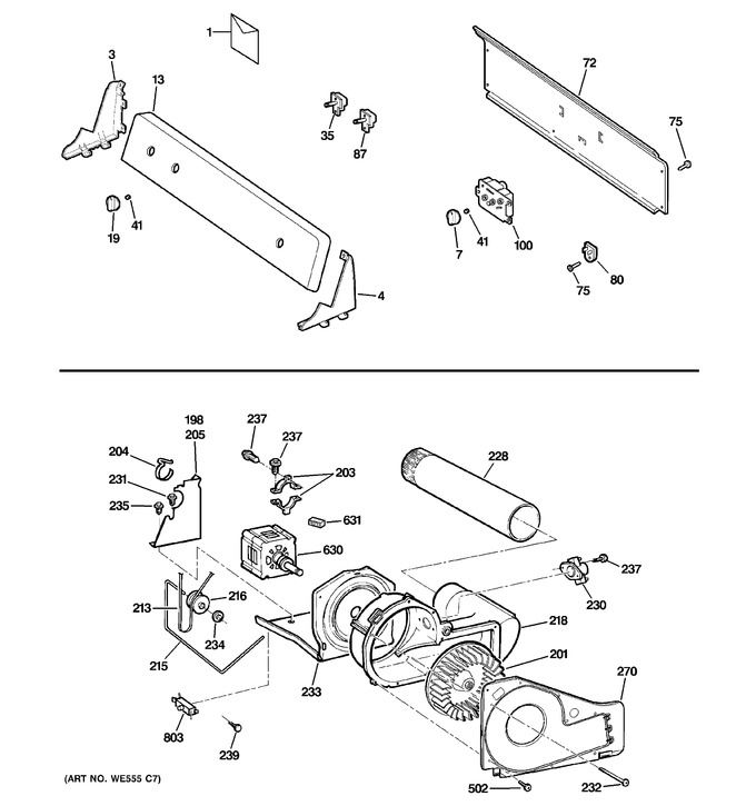 Diagram for DX4500EG7WW